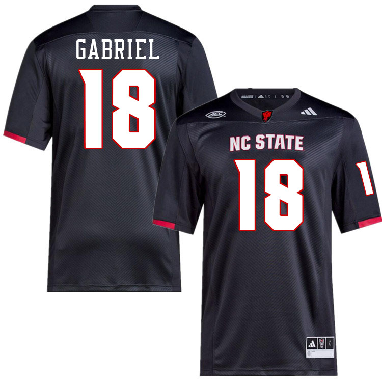 NC State Wolfpack #18 Roman Gabriel College Football Jerseys,Uniforms-Black